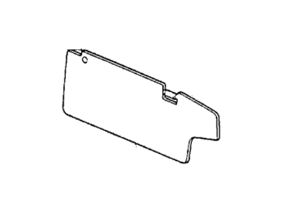 Honda 83280-SH4-A01ZA Sunvisor Assembly, Driver Side (Lofty Blue)