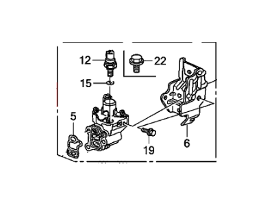 Acura 15810-PRB-A03 Valve Assembly, Spool