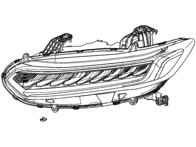 Honda 33100-TVA-A91 W-HEADLIGHT ASSY-, R