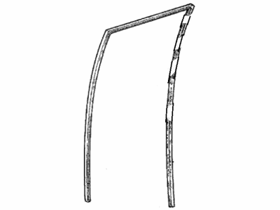 Honda 76236-SB4-003 Channel, Left Rear Door Run