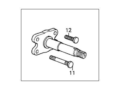 Honda 52210-SB2-020 Spindle Assembly, Right Rear Wheel