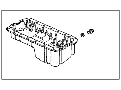 Honda 11200-P5K-010 Pan, Oil