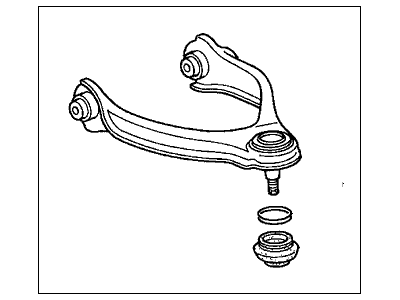 Honda 51460-S30-003 Arm Assembly, Left Front (Upper)