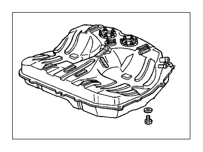 Honda 17500-SS0-505 Set, Fuel Tank Complete