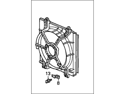 Honda 19015-P0A-004 Shroud (Toyo)