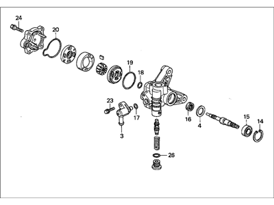 Honda 56110-P5M-003 Pump Sub-Assembly, Power Steering