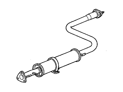 Honda 18220-S30-A22 Pipe B, Exhuast