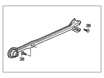 Honda 52371-S30-A00 Arm, Right Rear Radius