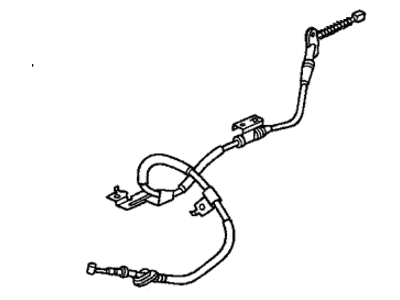 Honda 47510-S5B-013 Wire B, Passenger Side Parking Brake