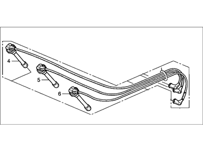 Acura 32722-P8A-405 Wire, Front Ignition (Sumitomo)