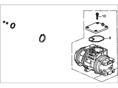 Acura 06388-P8A-505RM Compressor