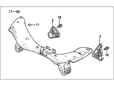 Honda 50300-SH9-A00 Beam, Cross