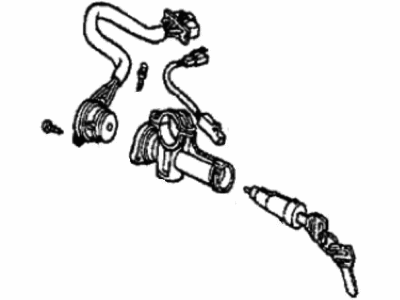 Honda 35100-SB0-677 Lock Assy., Steering