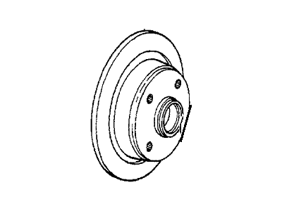 Honda 42510-SF0-000 Disk, Rear Brake