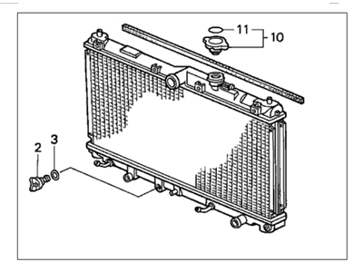 Honda 19010-PT1-908 Radiator (Denso)