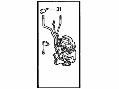 Honda 72110-SM4-G02 Lock Assembly, Right Front Door