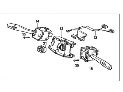 Honda 35250-SM4-A22 Switch Assembly, Combination