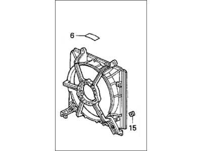 Honda 19015-PT1-003 Shroud (Denso)