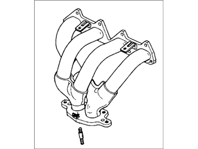 Honda 18000-PT3-A11 Manifold, Exhuast