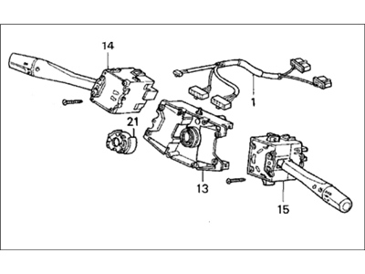 Honda 35250-SM4-A03 Switch Assembly, Combination