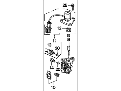 Honda 15810-P0A-025 Valve Assembly, Spool