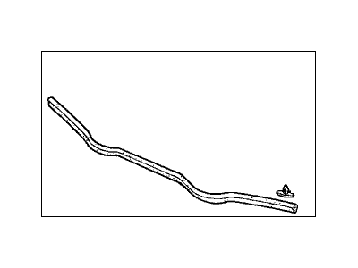 Honda 74121-SM4-000 Rubber, Hood Seal