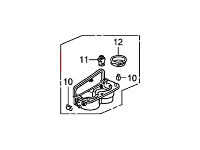 Honda 77230-SV4-A32ZL Holder Assembly, Cup (Mild Beige)