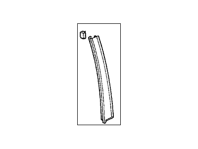 Honda 72930-SV1-003 Garnish, R. RR. Door Center