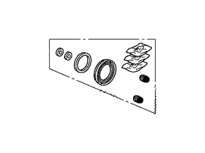 Honda 01463-S2A-010 Caliper Set