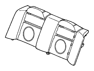 Honda 82122-S1G-A01 Pad & Frame, Rear Seat-Back