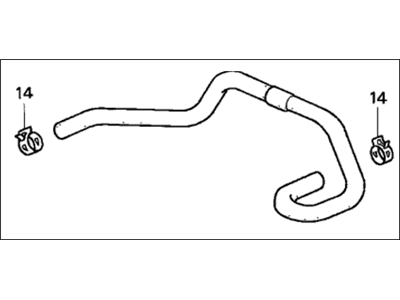 Honda 46402-S01-A11 Tube Assy., Master Power