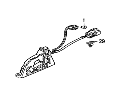 Honda 54020-S04-A72 Plate, Position