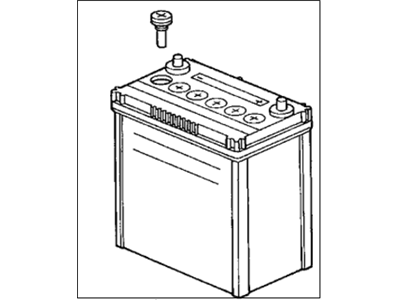 Honda 31500-671-672 Battery Assembly (Y100-S6G/S) (Yuasa)