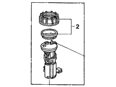 Honda 17045-S3Y-A50 Module Assembly, Fuel Pump