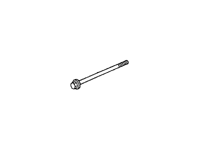 Honda 90161-S3Y-000 Bolt, Flange (10X140)