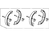 OEM Honda Crosstour Shoe Set, Rear Brake - 43053-TP6-A00