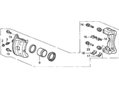 OEM 2003 Honda Odyssey Caliper Sub-Assembly, Right Front (Reman) - 06452-S0X-505RM