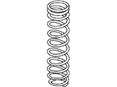 OEM 1998 Acura CL Spring, Rear (Nhk Spring) - 52441-SV1-A13