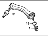 OEM 1992 Acura Vigor Arm, Right Rear (Upper) - 52390-SM1-A04