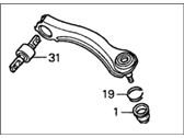 OEM 1995 Acura TL Arm, Right Rear (Upper) - 52390-SM4-043