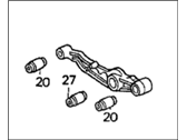 OEM 1989 Honda CRX Arm, Right Rear (Lower) - 52350-SH3-G11