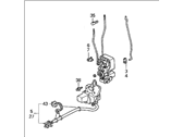 OEM 1996 Honda Odyssey Lock Assembly, Right Front Door (Power) - 72110-SX0-A01