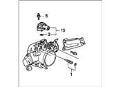 OEM 1995 Honda Prelude Body Assembly, Throttle (Gf82B) - 16400-P12-A00