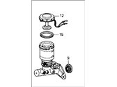 OEM Honda Prelude Master Cylinder Assembly - 46100-SM4-J04