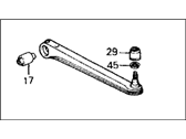 OEM 1990 Honda Prelude Arm B, Left Rear (Lower) - 52365-SF1-A03