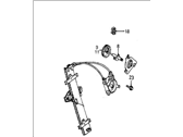 OEM 1986 Honda Civic Regulator, Left Front Door - 75320-SB6-013