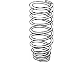 OEM 1986 Honda Civic Spring, Rear (Mitsuboshi Seiko) - 52441-SB3-692