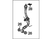 OEM 1999 Honda Prelude Hose Set, Left Front Brake - 01465-S30-000