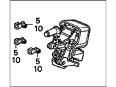 OEM 2000 Honda Accord Lock Assembly, Right Rear Door (Manual) - 72610-S84-A11