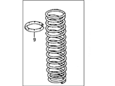 OEM 1988 Honda Civic Spring, Rear (Nhk Spring) - 52441-SH5-005